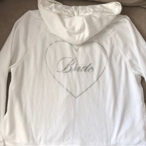 Gently worn Victoria’s Secret “Bride” hoodie XL